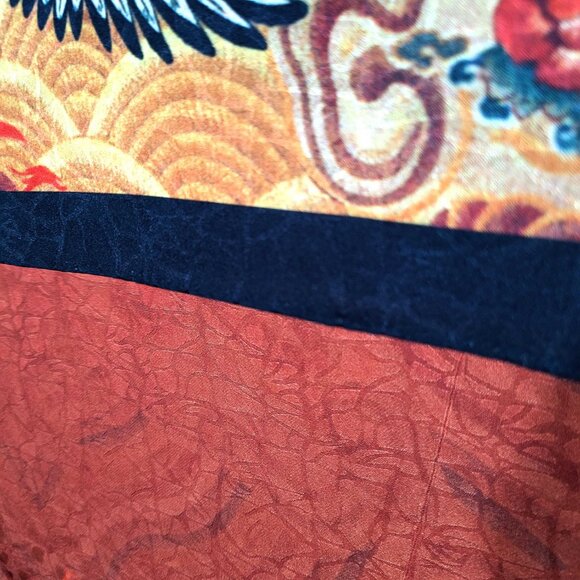 NWT Double Sided Silk Scarf 53"x53" Large Square Shawl Wrap XiangYunSha 36211 - Picture 4 of 11